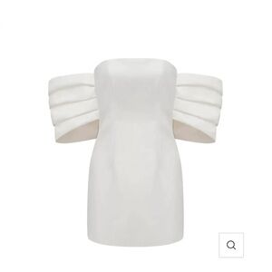 Elegant Off-Shoulder White Dress